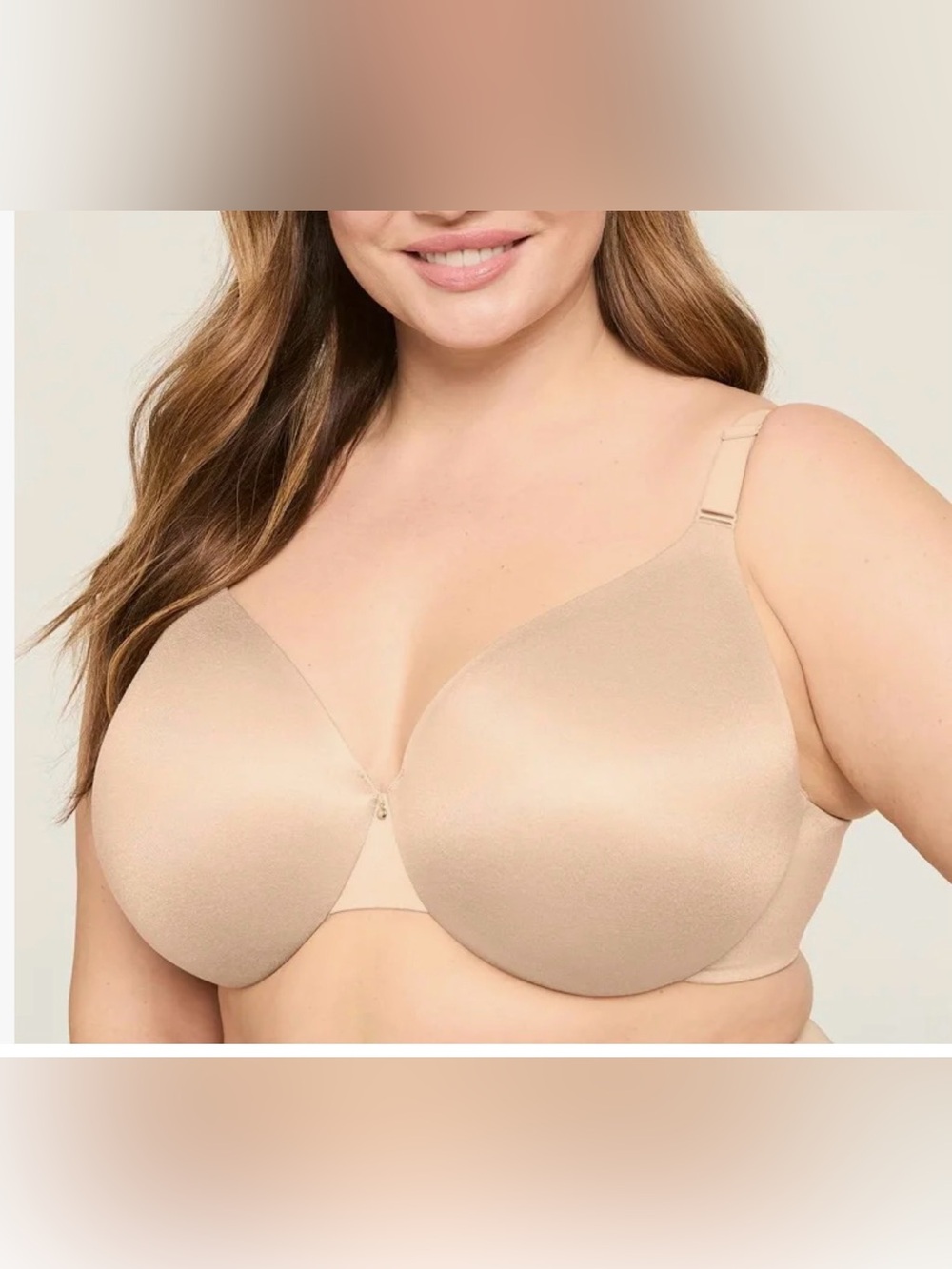 Cacique Back Smoother Lightly Lined Full Coverage Bra 46 DDD